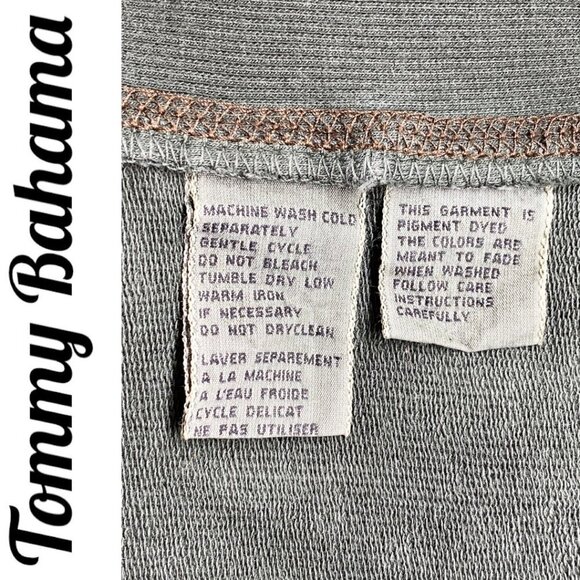 TOMMY BAHAMA Pine Green Mock Neck 1/4 Zip Pullover Sweater, Size XL - Picture 8 of 10